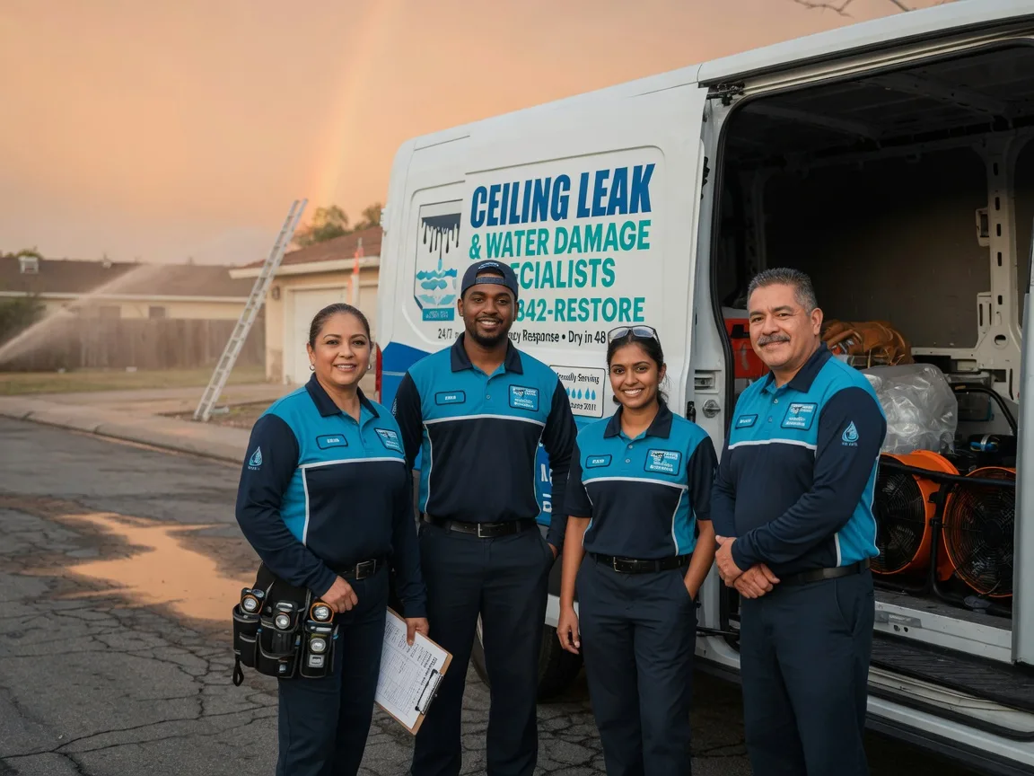 Ceiling Leak Cleanup company in University Center, MI